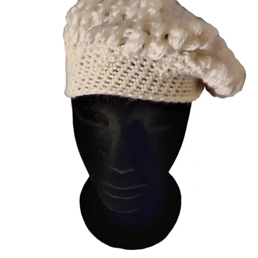 NEW Ivory Muse Handmade Crochet Beret for Women